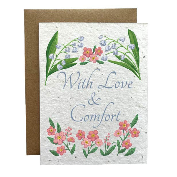 With Love & Comfort Eco-Friendly Greeting Card