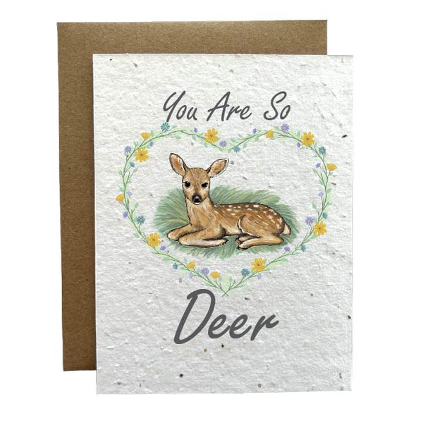 You Are So Deer Eco-Friendly Greeting Card