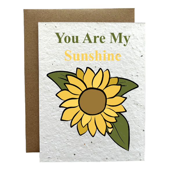 You Are My Sunshine Eco-Friendly Greeting Card