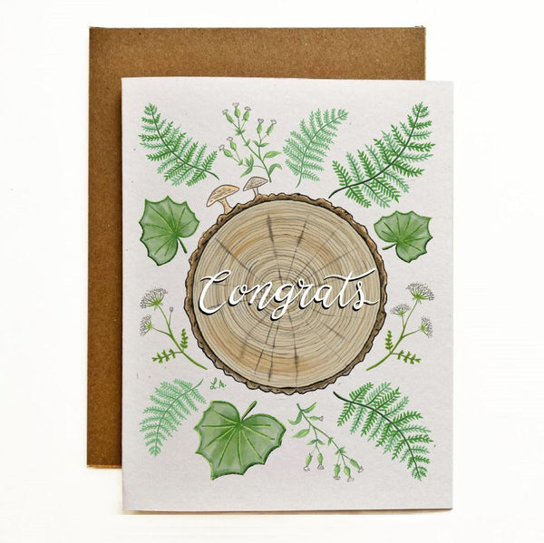Congrats Recycled Greeting Card
