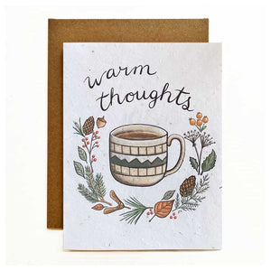 warm-thoughts-mug-pinecones-winter-mug-seed-paper-greeting-card